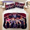 Vibrant Fashion Fusion Three-piece set (1 * duvet cover + 2 * pillowcase, without core) 2D Flat Bedding set Christmas birthday gift