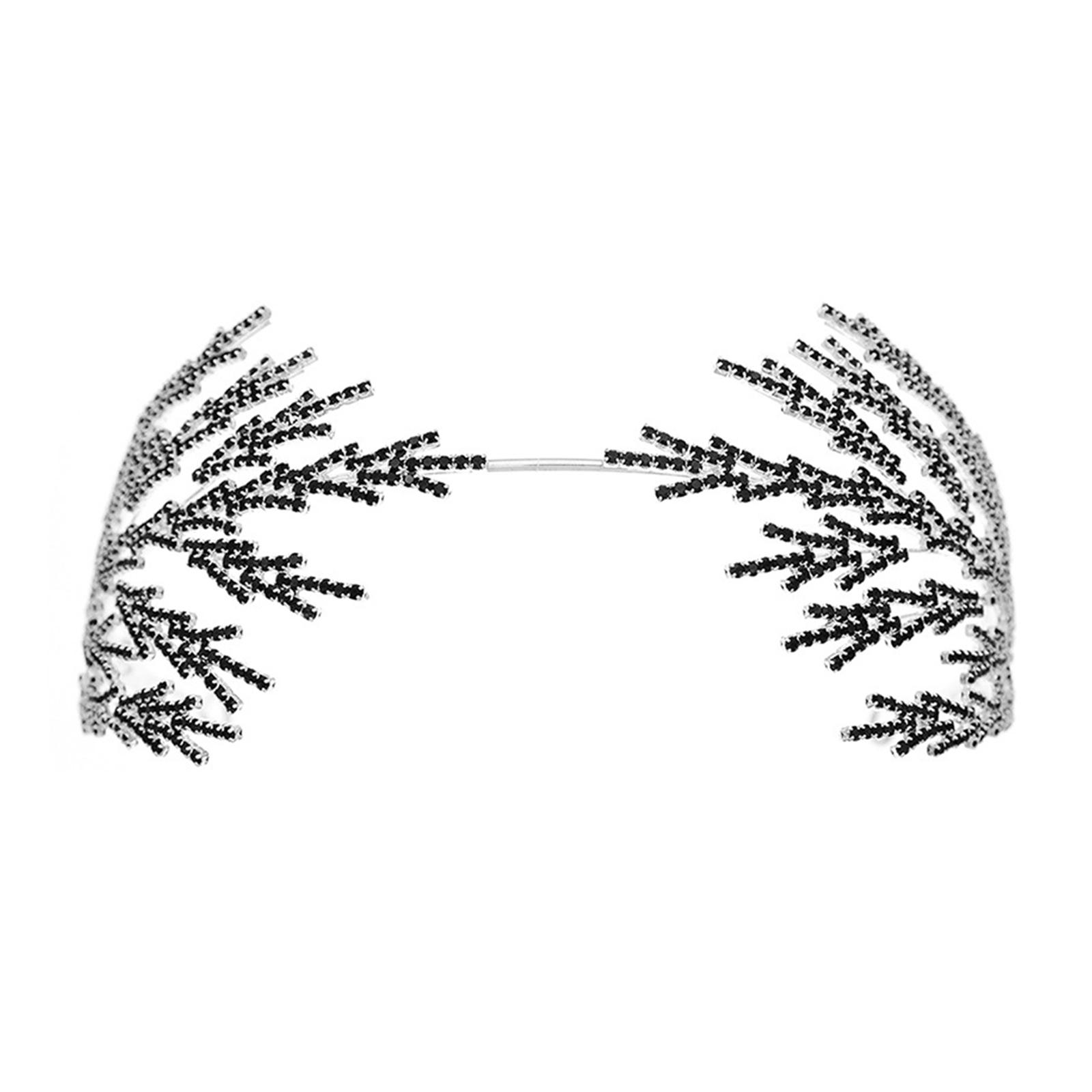 

Официальное мероприятие Кристалл Головная повязка Сверкающий Стразы Обруч для волос Свадебный ободок для невесты Вечернее платье Прическа Аксессуар H