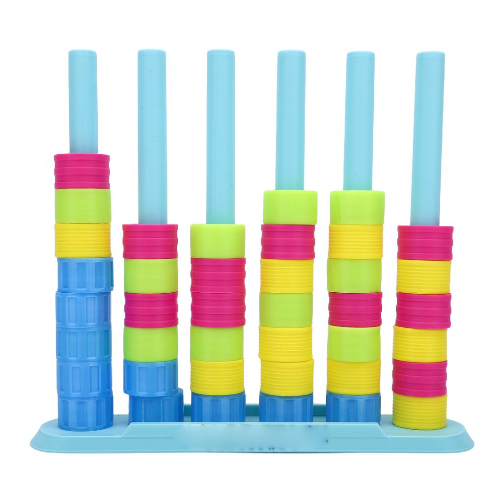 Color Matching Stacking Puzzle Game Educational Wooden Color Match Challenge Game for Kids