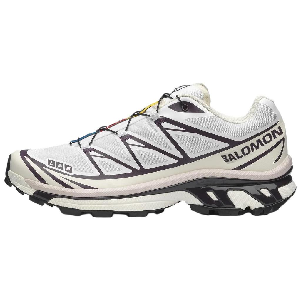 Salomon Xt-6 Comfortable Soft Durable Low-Top Trail Running Shoes Unisex sneaker White 478646
