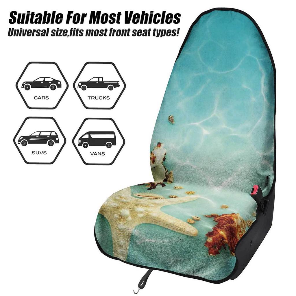 Universal Gym Car Seat Towel Cover - All-Season Front Seat Protector for Workout