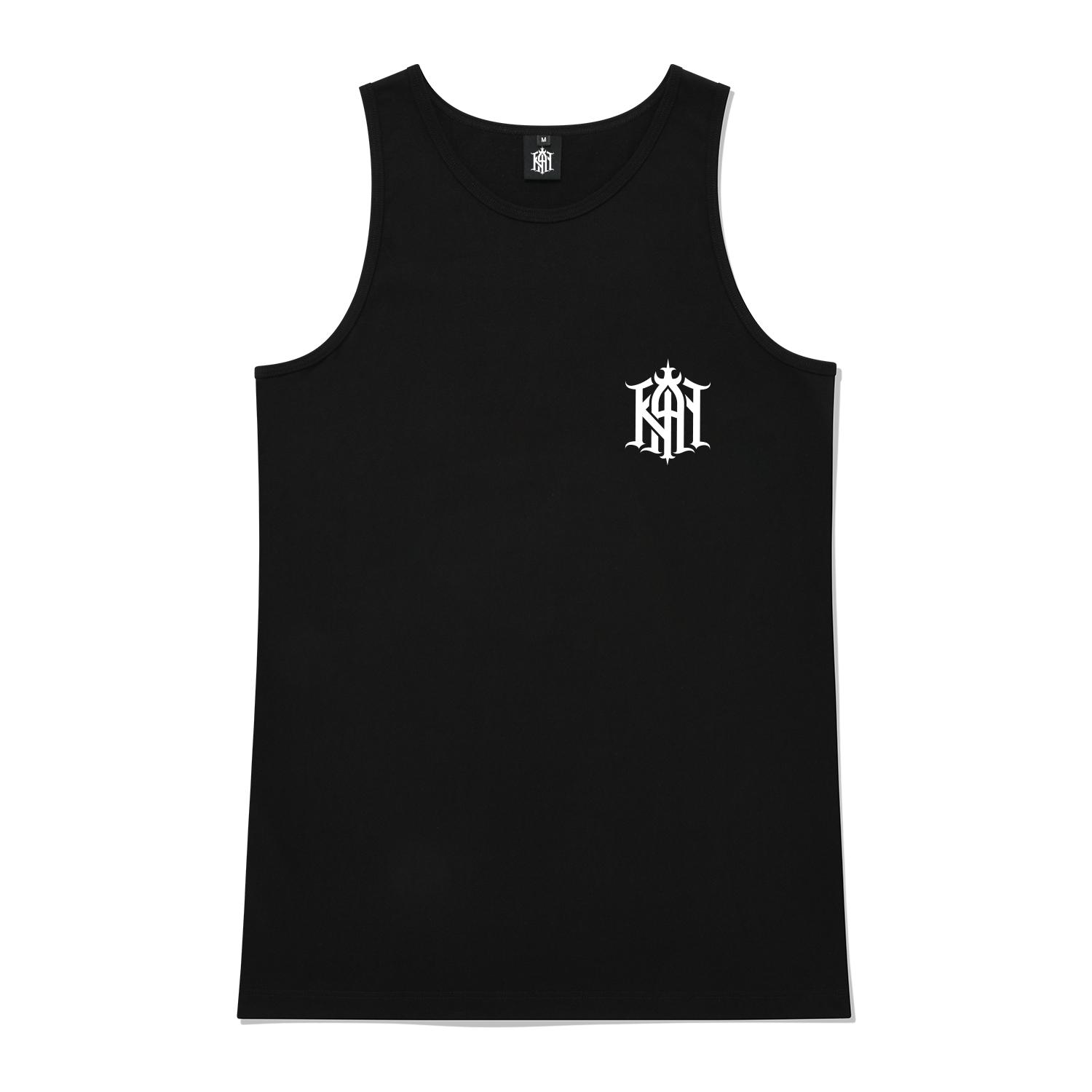 Khan 6312 Ksb0001 Khan Symbol Long Sleeveless - Black Black/L