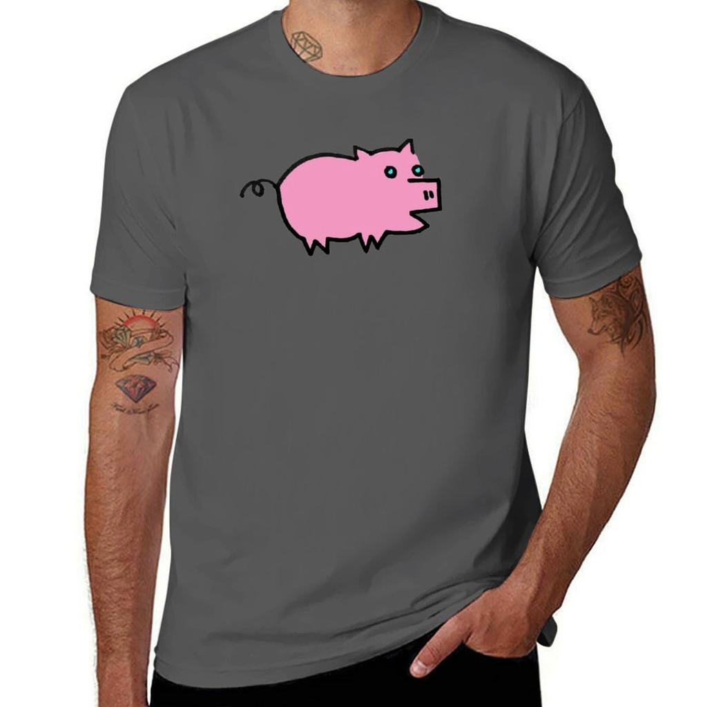Hammie Pig Tshirt Big Size Crew Neck Tshirt