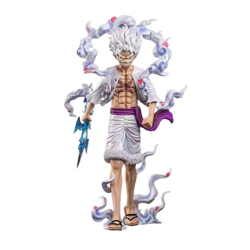 23 см Аниме Ван Пис Зоон Ника Обезьяна Луффи Gear 5 Фигурка Действия ПВХ Статуя Модель Игрушка Подарок Настольное Украшение no box Luffy 23cm