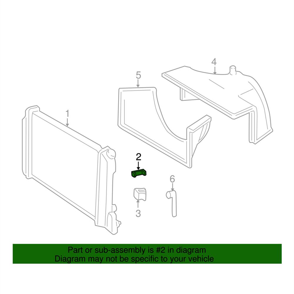 

New Radiator Insulator 89019121