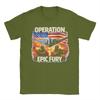Operation Epic Fury Us Military Operations T Shirt Summer  Fashion T Shirts Cotton Top Tees ShortSleeve Streetwear Tops