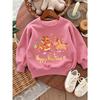 Kids Crewneck Long Sleeve Sweatshirt, Chinese Chic Dragon Horse Happy New Year Print