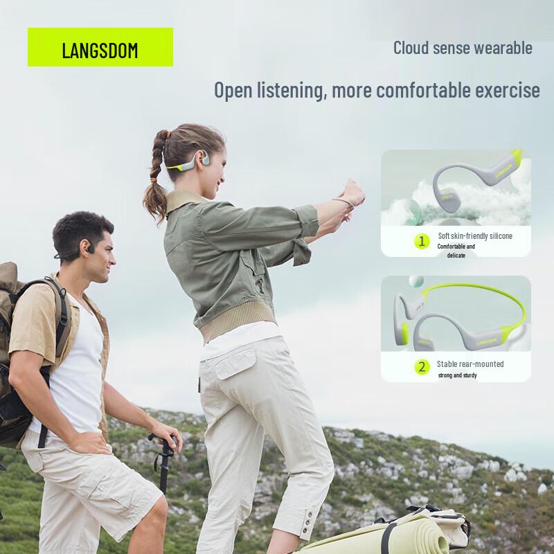 Lanston BE15 IPX8 Waterproof Bone Conduction Headphones