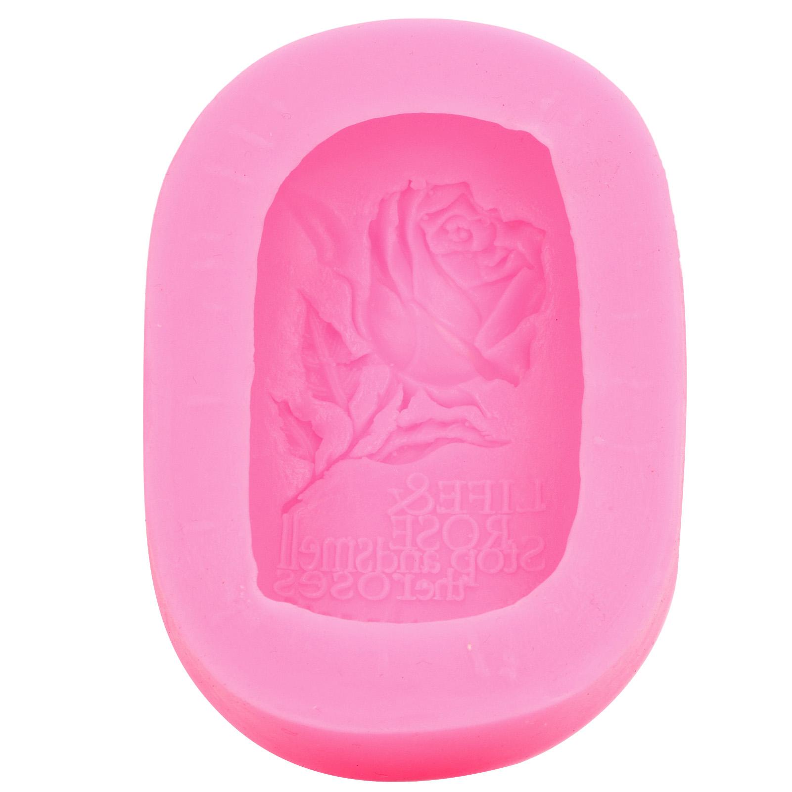 

Силиконовая форма для помадки DIY Rose Pattern Высокопрочный антипригарный эластичный силикон широкого применения