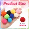 Pampoane 1 Inch/2.5cm 150 Bucăți Mici Bile Pampoane Pampoane Pufoase pentru Meșteșuguri Arte Decorațiuni DIY Materiale pentru Meșteșugărit