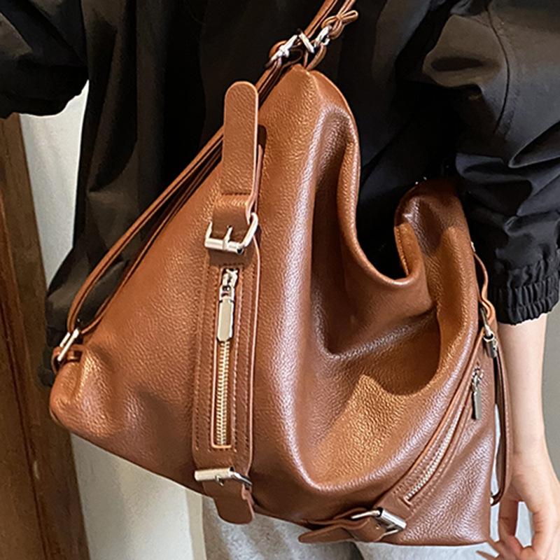 Bolsa Tote Tendência Grande Capacidade Estilo Locomotiva Feminina Outono Nova Aluna Aula Trajeto Dupla Alça Bolsa Mensageiro