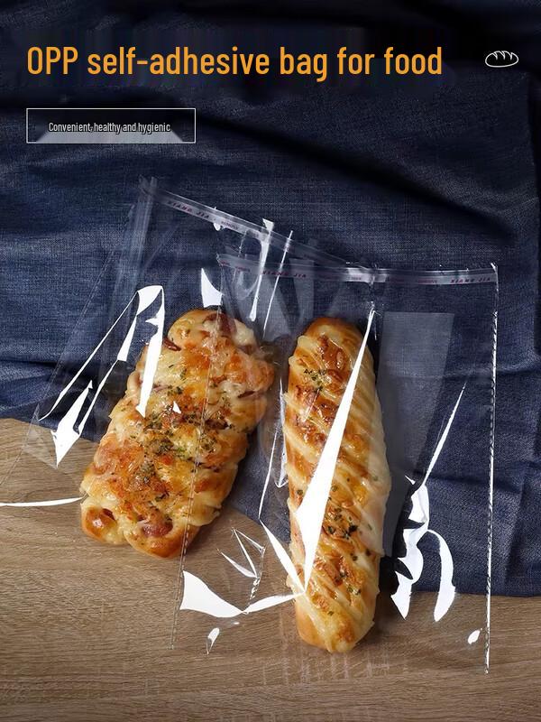 Transparent Self-Sealing Food Packaging Bags