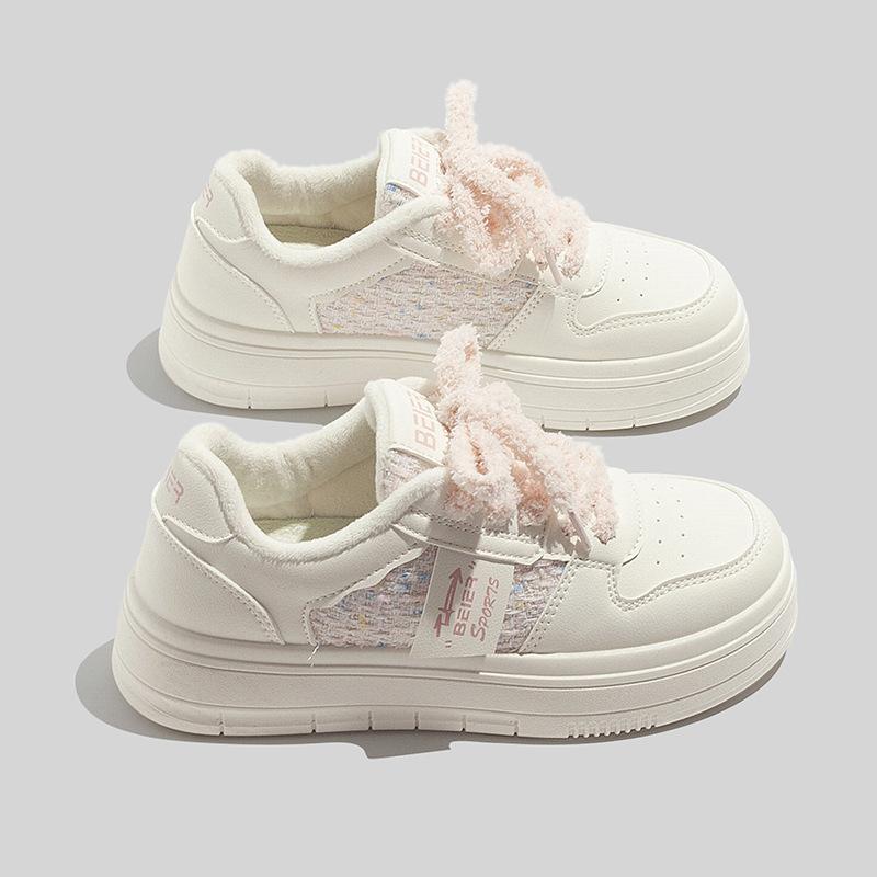2026 high-value Xiaoxiangfeng board shoes ins style student leisure platform casual shoes