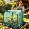 Pop Up Mesh Plant Cover Garden Accessories Plants Protectors Outdoor Greenhouses for Planting Gardening Tools Everything Gadget