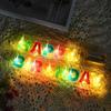 Colorful Color LED Letter Lamp Romantic Birthday Party Decorative Lights  For Birthday Party Decor