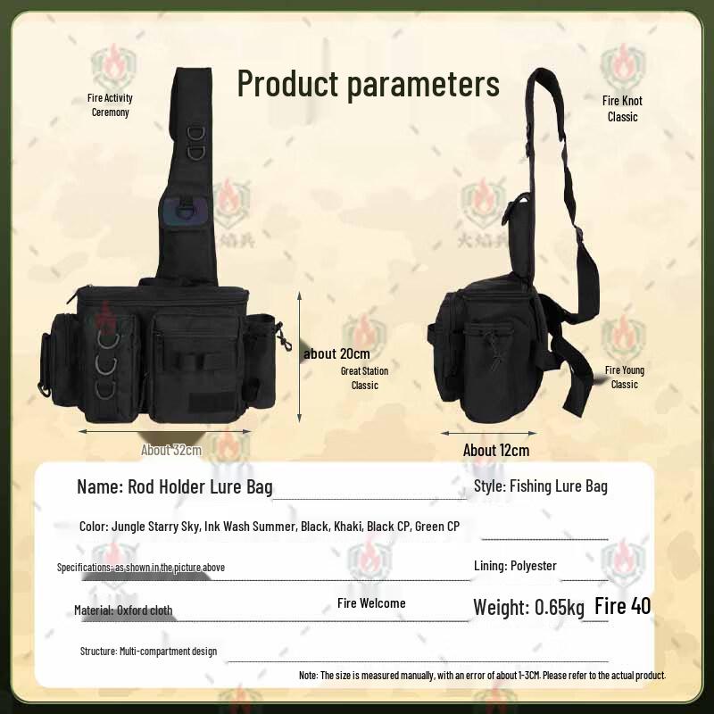 Multifunction Fishing Tackle Shoulder Bag
