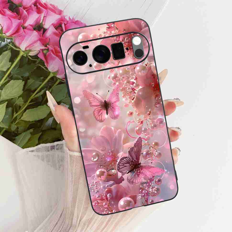 For Google Pixel 10 Pro 5G Case Fashion Painting Silicone TPU Black Soft Cover For Google Pixel 10Pro GEHN3 Phone Cases Bumper