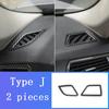 LHD For BMW 5 Series F10 F11 carbon fiber central armrest box cover storage box gear position panel decoration cover auto parts