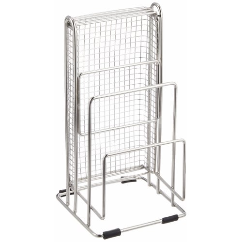 Pearl Metal Alphage Stainless Steel Knife and Cutting Board Stand, Multi-Purpose, PH-9526