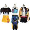 Kids Kpop Demon Hunters Rumi Zoey Mira Cosplay Costume Child Huntrix Girls Clothes Group Idol Roleplay Halloween Cosplay Costume