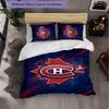 Montreal Canadiens Muster Mikrofaser 3-teiliges Bettwäscheset Dekor Bettbezug-Set Für Schlafzimmer Heimgebrauch