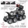 1:24 Scale Avtoros Shaman Police Car Model Toys Alloy Diecast Off-road Vehicle Sound Light Doors Opened Pull Back for Kids Gifts