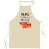 Kitchen Apron - Artist Thank You Brilliant - Breton Print - Thick Cotton - Printed In France