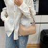 Korean Bowknot Underarm Bag Solid Color Y2K Handbag Fashionable Bowknot Armpit Bag  Girls