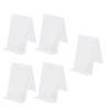 5 Pcs Acrylic Book Nail Art Display Holder Transparent Multifunctional Book Display Easel Holder