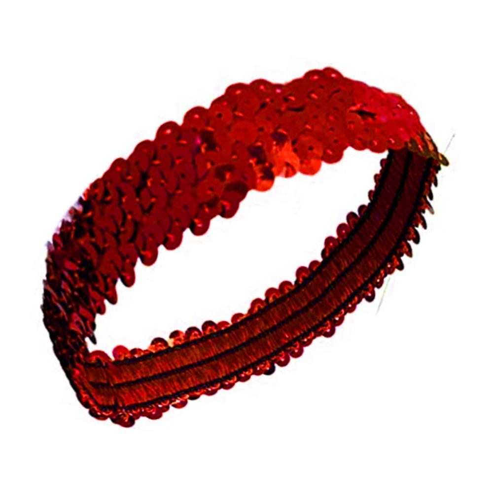 

Breathable Sports Headband, Solid Color Sweatband for Yoga красный