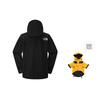 THE NORTH FACE 1986 Series FW24 Waterproof, Windproof, And Water Repellent Windbreaker Jacket Unisex Cosmic Black NF0A8AKJJK3