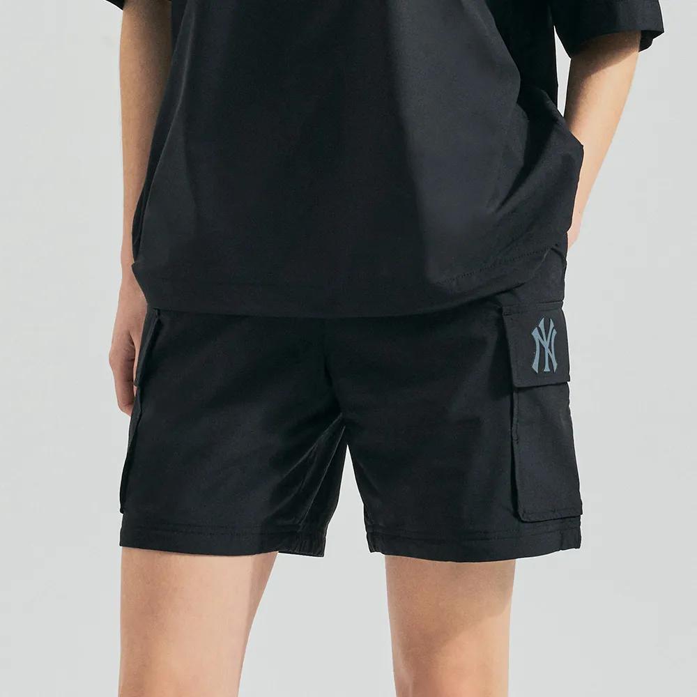MLB New York Yankees Casual Shorts Unisex Black Moderate 3ASMB0443-50BKS