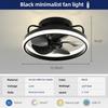 13.5inchs Minimalist Ceiling Fan With Light Household Small Electric Ceiling Fan Light Toilet/Kitchen DC Motor Fan Lamp