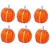 7PCS Countrysides Artificial Pumpkin Decorations Colorful Pumpkin Ornaments for Harvest House Office Desk Decorations