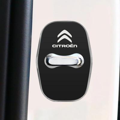 Metal Car Door Lock Cover for C4 C3-XR C5 Aircross C6 C-quatre Picasso C-Elysee C4L C3L Emblem Stickers Badge