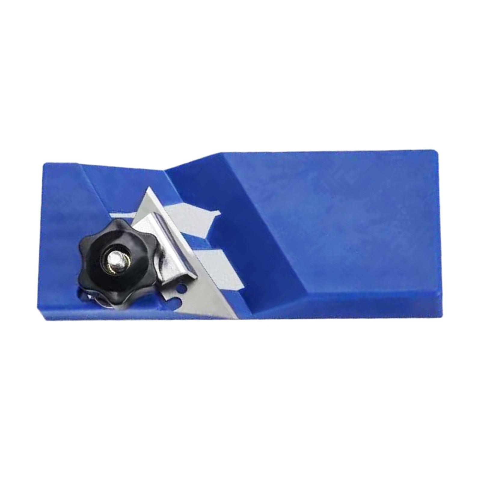 

Рубанок для деревообработки, инструмент для снятия фаски с гипсокартона с лезвием SK5 для точной обрезки под углом 45 градусов и удобным захватом синий