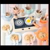 Wooden Children'S Simulation Playing House Boys And Girls Cooking Afternoon Tea Set Mini Kitchen Educational Toys