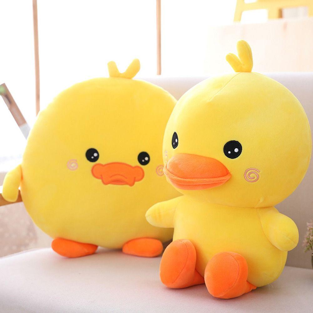 

PP Cotton Cartoon Duck Plush Pillow Soft Yellow Duck Plush Toys Party Supplies style B