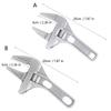 6-68mm Verstellbarer Schraubenschlüssel Multifunktional Doppelte Verwendung Großer Maulschlüssel Haushalt Offen Badezimmerrohr Verstellbar