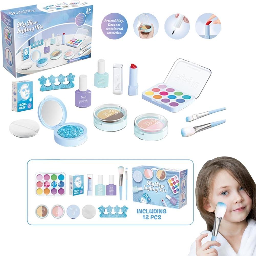 Beauty Salon Play Set Washable Makeup Kit Kids 3-5 Years Old Makeup Kit for Girls  for Kids