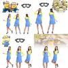 Entzückendes gelbes Minion Cosplay Kostüm für Frauen Perfekt für Halloween-Partys und Events
