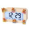 Happy M Bean Kapibara Alarm Clock for Students with Silent Bedside Simple Children's Creative Electronic Multi-function Clock