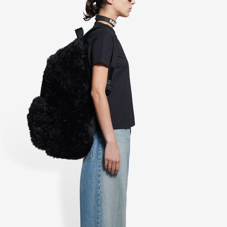 Balenciaga Regular T Shirt Women's Black 612964TKVA31361