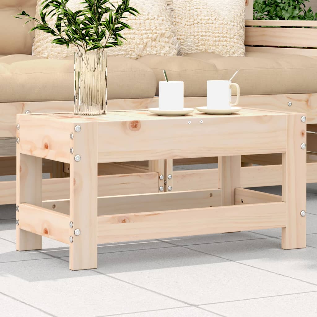 Garden Stool 62 x 30 x 32 cm Solid Pine Wood