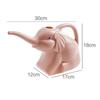 Cute Plastic Elephant Shape Watering Can Pot Home Patio Lawn Gardening Tool Watering Pot for Outdoor Irrigation Water Spray