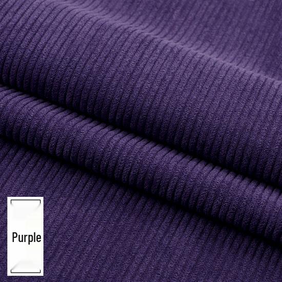 Solid Color Corduroy Velvet Ribbed Fabric for Clothing and Sofa Covers