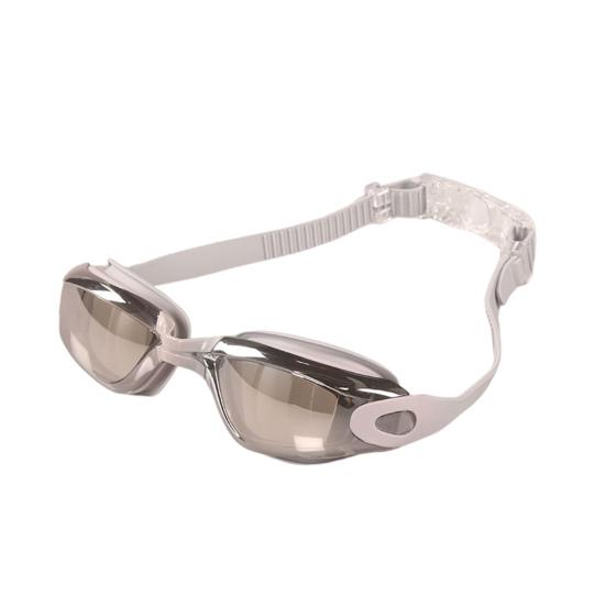 

Взрослые плавательные очки для мужчин и женщин, водонепроницаемые, без утечек, с защитой от запотевания и УФ-излучения, прозрачные линзы, силиконовые очки, оборудование для подводного плавания и подводного плавания серый