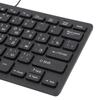 78 Key Ultra Slim Language Keyboard USB Wired Compact Keyboard with Ergonomic Button for Computer De