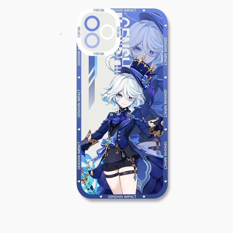 Genshin Impact Handyhülle Für Samsung S25 S24 S20 S21 S22 S23 Plus Ultra S20 S21 S23 FE A16 Wanderer Neuvillette Furina Hülle