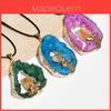 Collana in Cristallo di Quarzo Naturale con Ametista e Bordi Dorati per Appassionati di Moda Boho